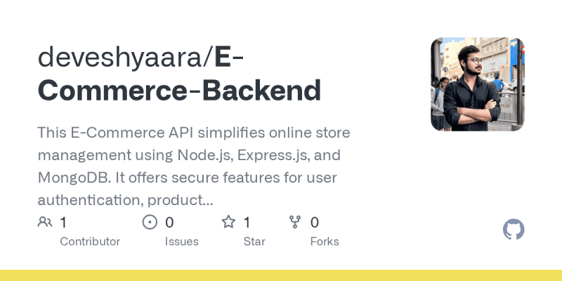 Screenshot of E-Commerce Platform-Backend